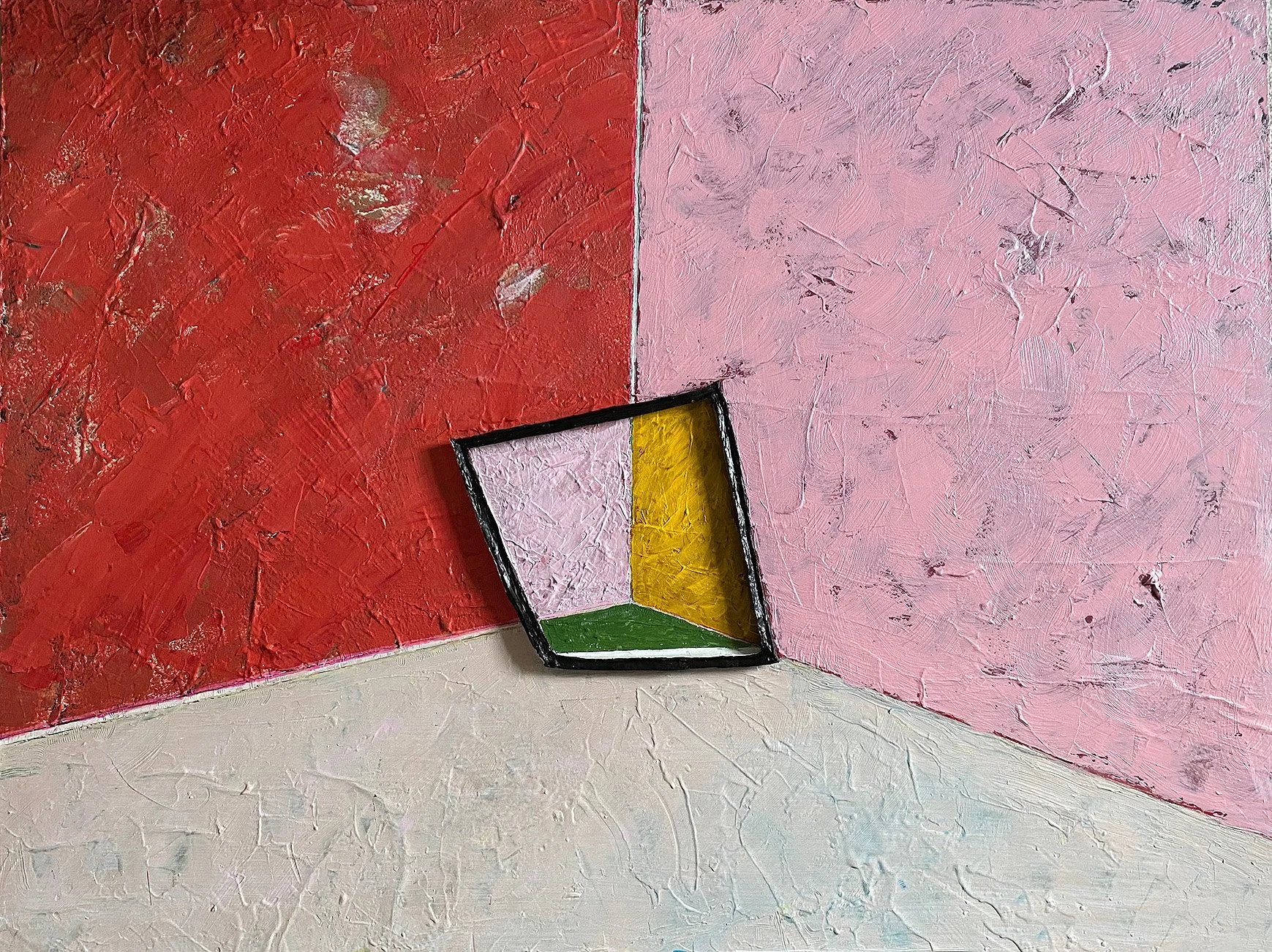 Title: THE HEALTHY PATIENT; Series: Portal Worlds; Size: 48 x 36 inches; Med: Acrylic on canvas; Year: 2021